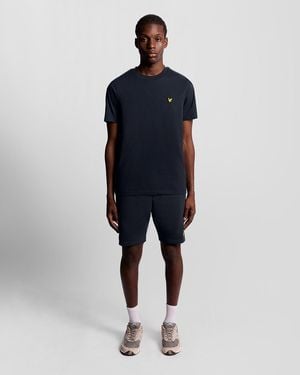 Lyle & Scott Sports Tape Sweat Shorts - Blue