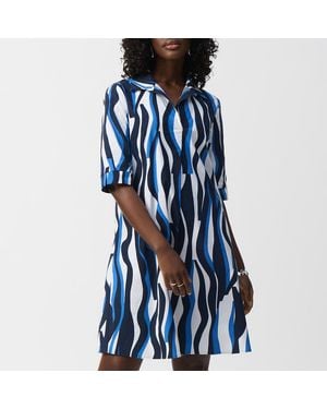 Joseph Ribkoff Abstract Dress - Blue