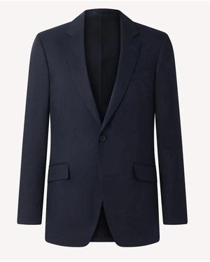 Richard James Linen-Cotton Savile Row Suit - Blue