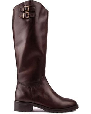 Sole Gabby Knee High Boots - Brown