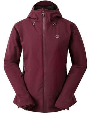 Dare 2b Waterproof Jacket Torrek Blazen Recycled Polyester Fig - Red
