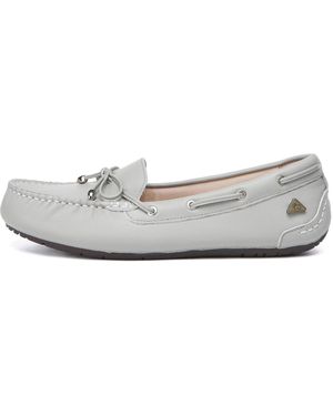 EVER AU Grebes Leather Loafer - White