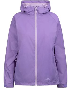 Trespass Waterproof Jacket Tayah Ii Polyamide Wisteria - Purple