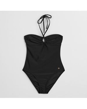 GANT Halterneck Swimsuit - Black