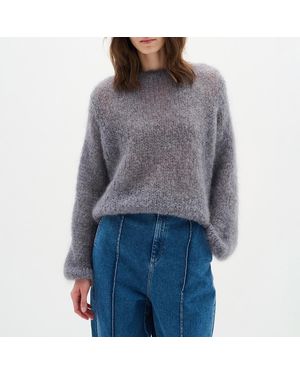 Inwear Dark Jetra Wool Blend Pullover - Grey