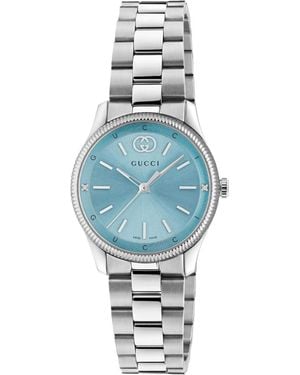 Gucci Ya1265068 G-Timeless 29Mm Dial Stainless Steel Watch - Blue