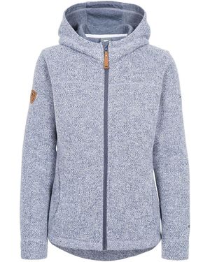 Trespass Fleece Jacket Reserve C Polyester Denim - Blue