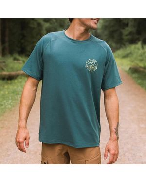 Passenger Sedona Drirelease Active Cotton Blend T-Shirt - Blue