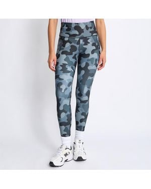 Reebok Lux Bold Camo Leggings - Blue