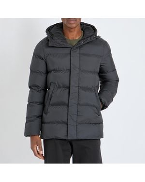 J.Lindeberg Padded Hooded Classic Jacket - Grey