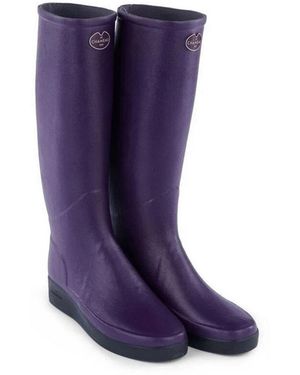 Le Chameau Bte Paris Rubber Boot - Purple