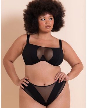 Scantilly Swerve Bandeau Bra - Black