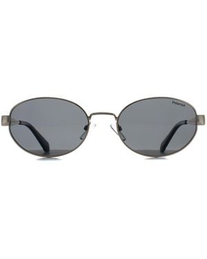 Polaroid Oval Polarised Pld 6254/S/X Sunglasses - Grey