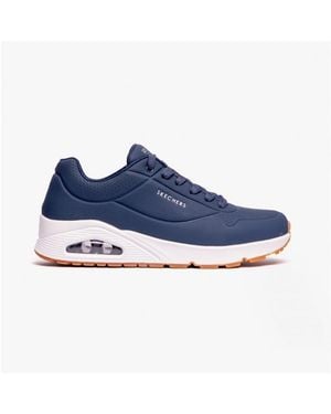 Skechers 52458/Nvy Low Top Trainers - Blue