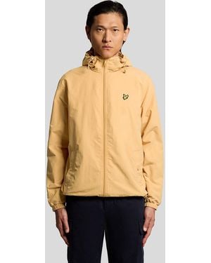 Lyle & Scott Water Resistant Hooded Jacket - Natural