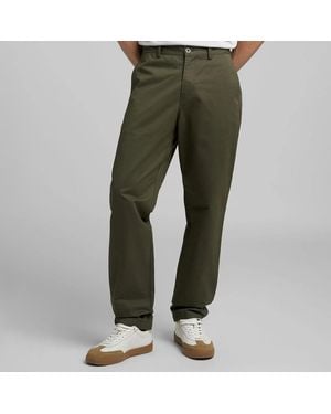 Replay Khaki Twill Cotton Chinos - Green