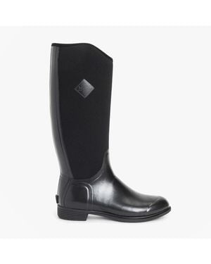 Muck Boot Derby Knee High Wellington Boots - Black