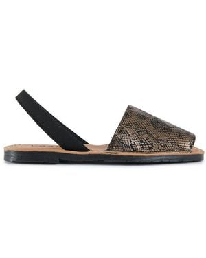 V.Gan Vegan Rambu Menorcan Sandals - Black
