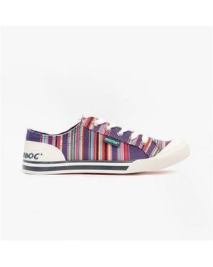 Rocket Dog Coloured Jazzin Aloe Trainers - Pink
