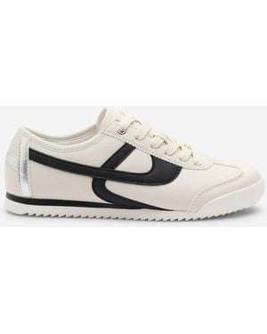Where's That From Brisa Court Lace-Up Trainer - White