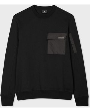 Paul Smith Regular Fit Crew Neck Sweatshirt - Black