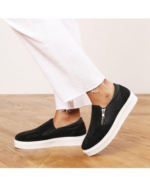 Where's That From Florina Zip Detail Trainer - Black