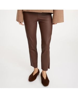 By Malene Birger Leather Florentina Trouser - Brown
