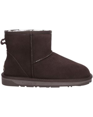 EVER AU Chocolate Emu Mini Ankle Boots - Brown