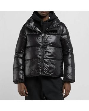 Replay Quilted Zipped Jacket - Black