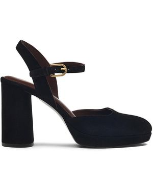 Radley Ivydale Crescent 2-Part Platform Heel - Blue