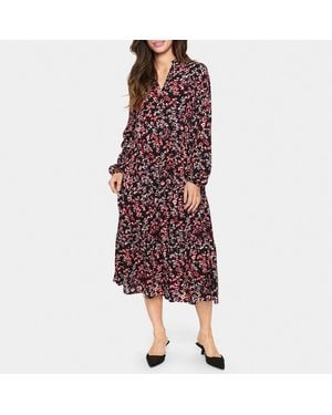 Saint Tropez Eda Midi Dress - Red