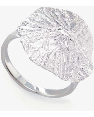 Sarah Alexandra Relic Medallion Ring - White
