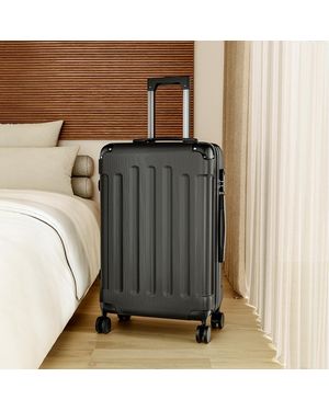 Living and Home 28 Inch Hardside Travel Suitcase With Lock - Grey