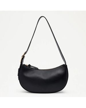Russell & Bromley Sutton Medium Oval Shoulder Bag - Black