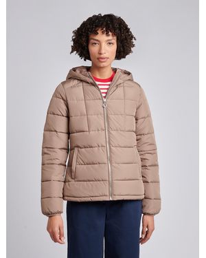 U.S. POLO ASSN. U. Polo Assn. High Neck Puffer Coat - Natural