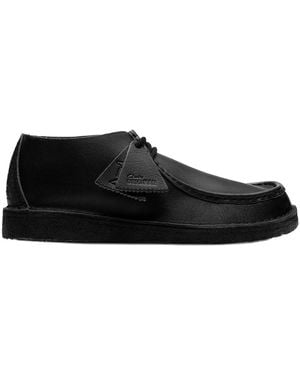 Clarks Originals Icon Desert Nomad Blk/ Lea Shoe - Black