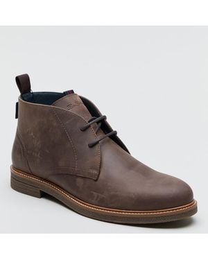 Ben Sherman Leather Walker Chelsea Boot - Brown