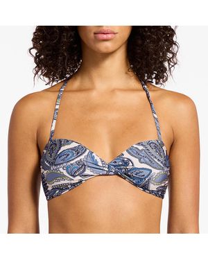 Jets by Jessika Allen Oasis/ Bandeau Top - Blue