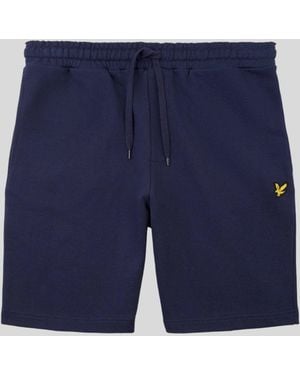 Lyle & Scott Cotton Sweat Short - Blue