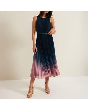 Phase Eight Simara Ombre Dress - Blue