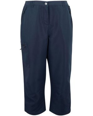 Regatta Cropped Trousers Chaska Iii Recycled Polyester - Blue