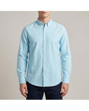 Crew Light Slim Fit Oxford Shirt - Blue