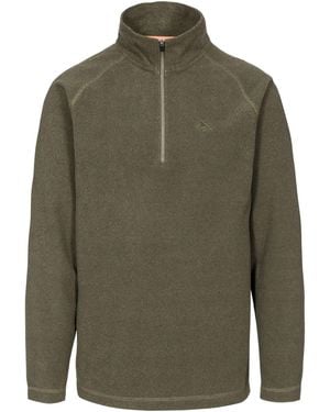 Trespass Fleece Top Keynote Polyester Moss - Green