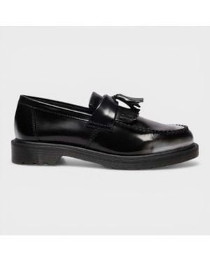 Dr. Martens Adrian Tassel Arcadia Leather Loafers - Black