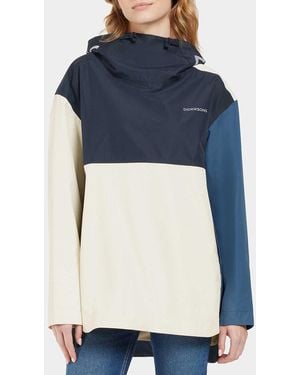 Didriksons Thyra Relaxed Waterproof Jacket - Blue