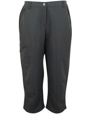 Regatta Cropped Trousers Chaska Iii Recycled Polyester Seal - Grey