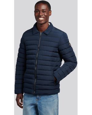U.S. POLO ASSN. U. Polo Assn. Lightweight Quilted Collared Jacket - Blue