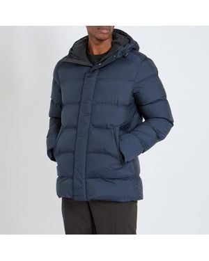J.Lindeberg Padded Hooded Classic Jacket - Blue