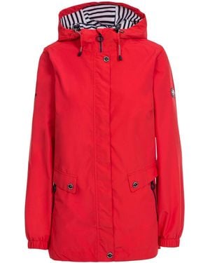 Trespass Waterproof Jacket Flourish Polyester - Red