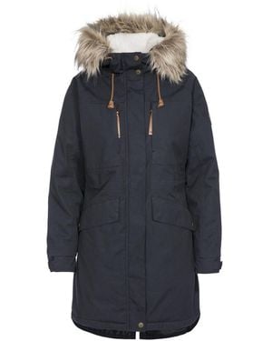 Trespass Waterproof Jacket Faithful Polyester Dark - Blue